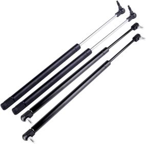 img 4 attached to 🚗 ECCPP Rear Liftgate and Window Glass Struts for Jeep Grand Cherokee 1999-2004 - Set of 4 Gas Springs Shocks (4528 4699 Compatible)