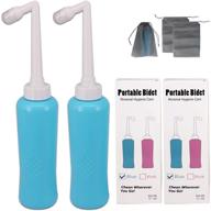 🔵 belinlen 2 pack 17oz portable bidet for postpartum perineal care and childbirth cleaner – handheld personal bidet with travel bag (500ml, blue) logo