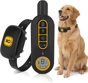 img 4 attached to Bywocn Rechargeable Dog Training Collar with Shock, Sound, and Vibration Modes - Waterproof Bark Collar for Small Medium Large Dogs - 546 Yard Remote Control Range