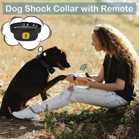 img 3 attached to Bywocn Rechargeable Dog Training Collar with Shock, Sound, and Vibration Modes - Waterproof Bark Collar for Small Medium Large Dogs - 546 Yard Remote Control Range