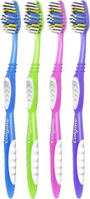 img 2 attached to 🪥 6-Pack of Colgate Extra Clean Full Head Medium Toothbrushes