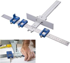 img 2 attached to 🔧 ASCENDONS Cabinet Hardware Jig Set: Effortless Handle and Knob Installation Tools for Precision Drilling and Woodworking