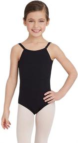 img 1 attached to Костюм для девочек Capezio Pink SM: майка с регулируемыми лямками для активного использования.