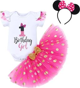 img 3 attached to 👑 1st Birthday Princess Carnival Headband in Pink