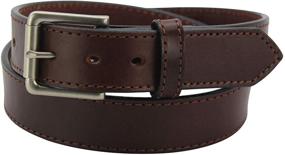 img 4 attached to 🐂 Bullhide Belts: Premium Stitched Leather Accessories for Men's Belts