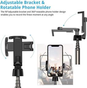 img 1 attached to ORIbox Bluetooth Selfie Stick Tripod