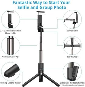 img 3 attached to ORIbox Bluetooth Selfie Stick Tripod