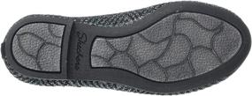 img 1 attached to 👯 Girls' Round Ballet Flats in Classic Black by Skechers