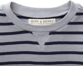 img 2 attached to 👕Откройте для себя качество и стиль с мальчиками Hope & Henry Термофутболка с длинным рукавом