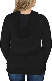 img 3 attached to Hoodies Women Casual Pullover Sweatshirts Outdoor Recreation and Climbing