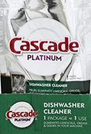 🌊 1 count cascade dishwasher cleaner with fresh scent - enhanced for best results logo