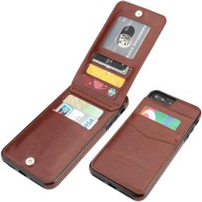 img 4 attached to IPhone 7 Plus IPhone 8 Plus Case Wallet With Credit Card Holder