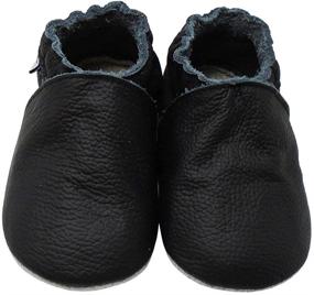 img 3 attached to 👟 Anti-Skid Prewalker Boys' Shoes - Mejale Leather Moccasins