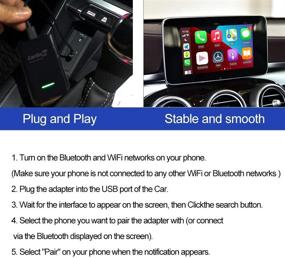 img 1 attached to 🚘 Carlinkit Wireless CarPlay Dongle Adapter for Factory-Wired CarPlay Vehicles, TPC-Enabled Benz GLC200 / 260L / 300L, GLA200 / 220 / 260, GLE320 / 350 / 400, GLS260 / 350 – Ideal for Vehicles Supporting TPC Interface