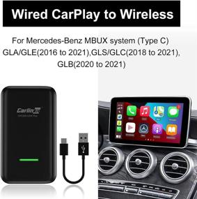 img 3 attached to 🚘 Carlinkit Wireless CarPlay Dongle Adapter for Factory-Wired CarPlay Vehicles, TPC-Enabled Benz GLC200 / 260L / 300L, GLA200 / 220 / 260, GLE320 / 350 / 400, GLS260 / 350 – Ideal for Vehicles Supporting TPC Interface