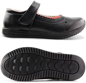 img 1 attached to 👧 JABASIC Girls School Shoes - Girls' School Uniform Footwear