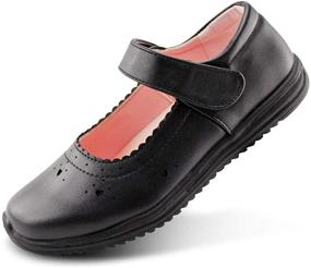 img 3 attached to 👧 JABASIC Girls School Shoes - Girls' School Uniform Footwear