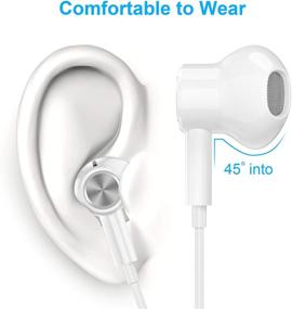 img 2 attached to Titacute USB C Headphones for Galaxy S20 FE - Noise Cancelling Type C Earphones with Magnetic Wired Earbuds, Mic, and Stereo Sound - Compatible with Samsung S20, S21 Plus, Pixel 5, OnePlus 8T, 9