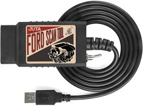 img 4 attached to Адаптер JUTA Ford OBD2 с переключателем MS-CAN HS-CAN для FORScan, USB-интерфейс для Windows