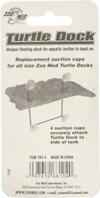 img 1 attached to 🐢 Zoo Med SZMTDS4 Turtle Dock – Enhances Your Zoo Turtle Habitat with Suction Cup Mounting