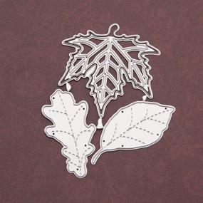 img 1 attached to 🍁 Versatile Maple Leaves Metal Dies: Perfect for Scrapbooking, Card Making & Christmas Stencil Crafts