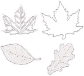 img 2 attached to 🍁 Versatile Maple Leaves Metal Dies: Perfect for Scrapbooking, Card Making & Christmas Stencil Crafts