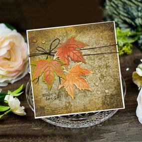 img 3 attached to 🍁 Versatile Maple Leaves Metal Dies: Perfect for Scrapbooking, Card Making & Christmas Stencil Crafts