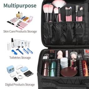 img 2 attached to 💄 Adjustable Cosmetics Organizer by FUNKESH - Optimize Your Cosmetic Storage