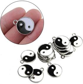 img 4 attached to Wixine 20Pcs Enamel Charms Pendant