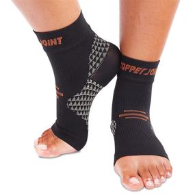 img 4 attached to CopperJoint Arch Support Compression Socks - Foot Sleeve For Plantar Fasciitis - Heel Pain, Achilles Tendonitis, Inflammation Relief - Enhances Circulation - Heal & Recover With Copper Ions (Large)