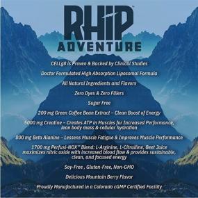 img 2 attached to 💪 RHIP Adventure All Natural Pre-Workout Powder: Doctor Formulated Liposomal Supplement for Optimal Energy, Focus & Performance – Pre Workout for Men and Women, Vegan & Non-GMO – Keto Friendly