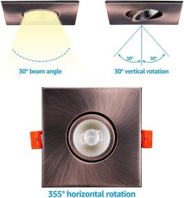 img 3 attached to 🔦 TORCHSTAR Dimmable Recessed Downlight With Warranty for Industrial Electrical