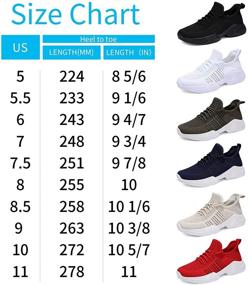 img 3 attached to 👟 UUBARIS Women's Lightweight Mesh Tennis Sneaker: Stylish Athletic Walking Shoes for Workout & Fashion