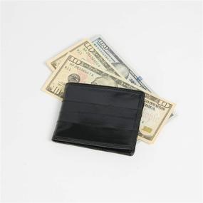 img 2 attached to Wine SKIN LEATHER SLIM WALLET - Men's Accessories for Wallets, Card Cases & Money Organizers