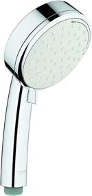 img 4 attached to 🚿 GROHE 26046002 Tempesta Cosmopolitan 100 1.75 GPM 2-Spray Hand Shower in Starlight Chrome