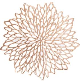 img 4 attached to 💫 Add a Touch of Elegance with VEOLEY Metallic Placemats Centerpiece Decoration