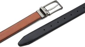 img 1 attached to 👔 Reversible Leather Casual Men's Accessories: TEVIKOL Belts