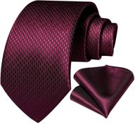 👔 complete your sophisticated look with dibangu necktie handkerchief pocket cufflink set logo