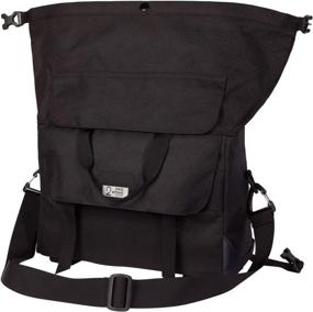 img 3 attached to Two Wheel Gear - 4-in-1 Water-Resistant Dayliner Box Bag - Versatile Bike Bag for Handlebars, Rear Trunk, Front Rack, or Carried as a Roll Top Messenger