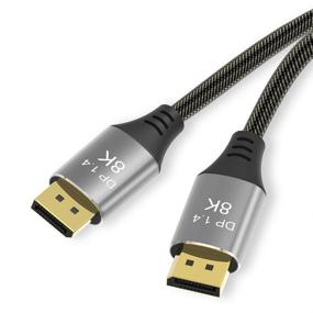 img 4 attached to Ultra High Speed DisplayPort Cable: 8K@60Hz & 4K@144Hz - 9.9ft DP Cable 1.4