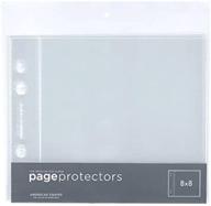 🔍 optimized for seo: american crafts 8x8 page protectors logo