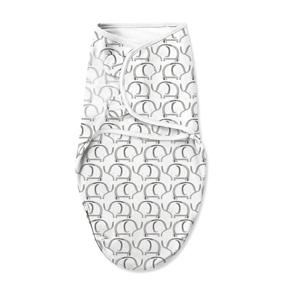img 1 attached to 🐘 SwaddleMe Luxe Easy Change Swaddle: Ellie Elephant/Triangle Grey, S/M (0-3 Months) - Perfect Comfort and Convenience!