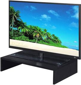 img 3 attached to Convenience Concepts Designs2Go Small 🖥️ TV/Monitor Riser in Sleek Black Finish