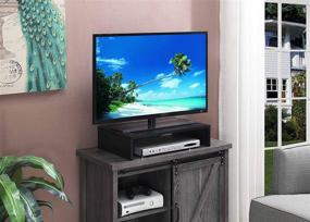 img 2 attached to Convenience Concepts Designs2Go Small 🖥️ TV/Monitor Riser in Sleek Black Finish