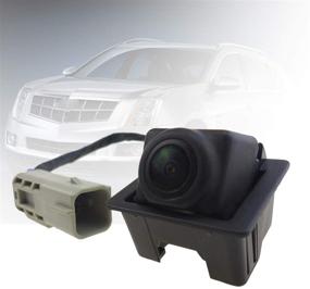 img 4 attached to 🚗 Камера заднего парковочного помощника Cadillac GM SRX 2010-2015 - HD ночное видение, водонепроницаемая, замена камеры заднего хода для задней двери (23205689)