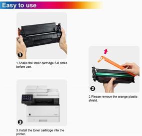 img 2 attached to 🖨️ CHENPHON Compatible Toner Cartridge Replacement for Canon 057 (3009C001) - 1-Pack Black for Canon imageCLASS MF445dw MF448dw MF449dw LBP226dw LBP227dw LBP228dw Laser Printer