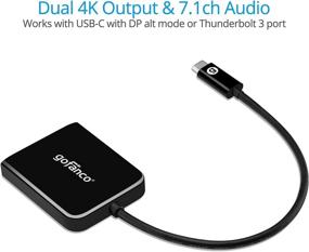 img 2 attached to 💥 Enhanced Gofanco DisplayPort: Thunderbolt Compatible & DisplayPort Optimized