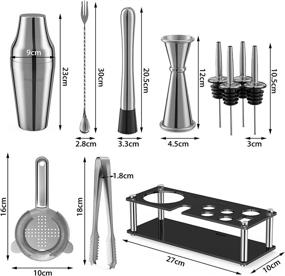 img 1 attached to 🍹 Professional Stainless Steel Cocktail Bartender Accessories