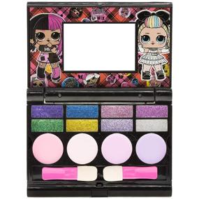 img 1 attached to 💄 L.O.L Surprise! Townley Girl Cosmetic Compact Set - Mirror, Lip Glosses, Blushes, Brushes, Eye Shadows - Colorful Portable Foldable Make Up Beauty Kit for Girls