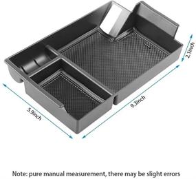 img 1 attached to 🚗 2021 Toyota Sienna Аксессуары Ящик для хранения - Органайзер для подлокотника салона Salusy для улучшенного удобства и организации.